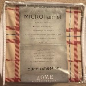 Queen Flannel Sheet Set